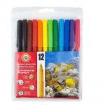 Koh-i-Noor Felt-tip Pens 7710 12 colors - image-0